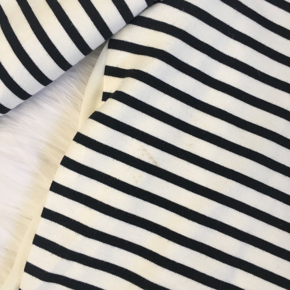 Anthropologie Black and White Stripe Cardigan - Picture 8 of 8